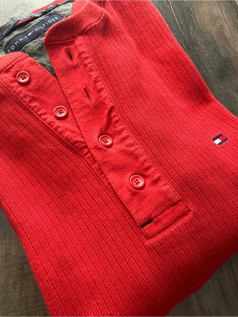 Tommy Hilfiger Long Sleeve Henley Tee